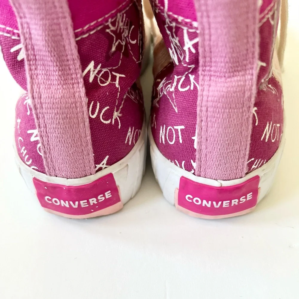 Not a Chuck Converse Storm Pink Shoes - Size 6 Kids